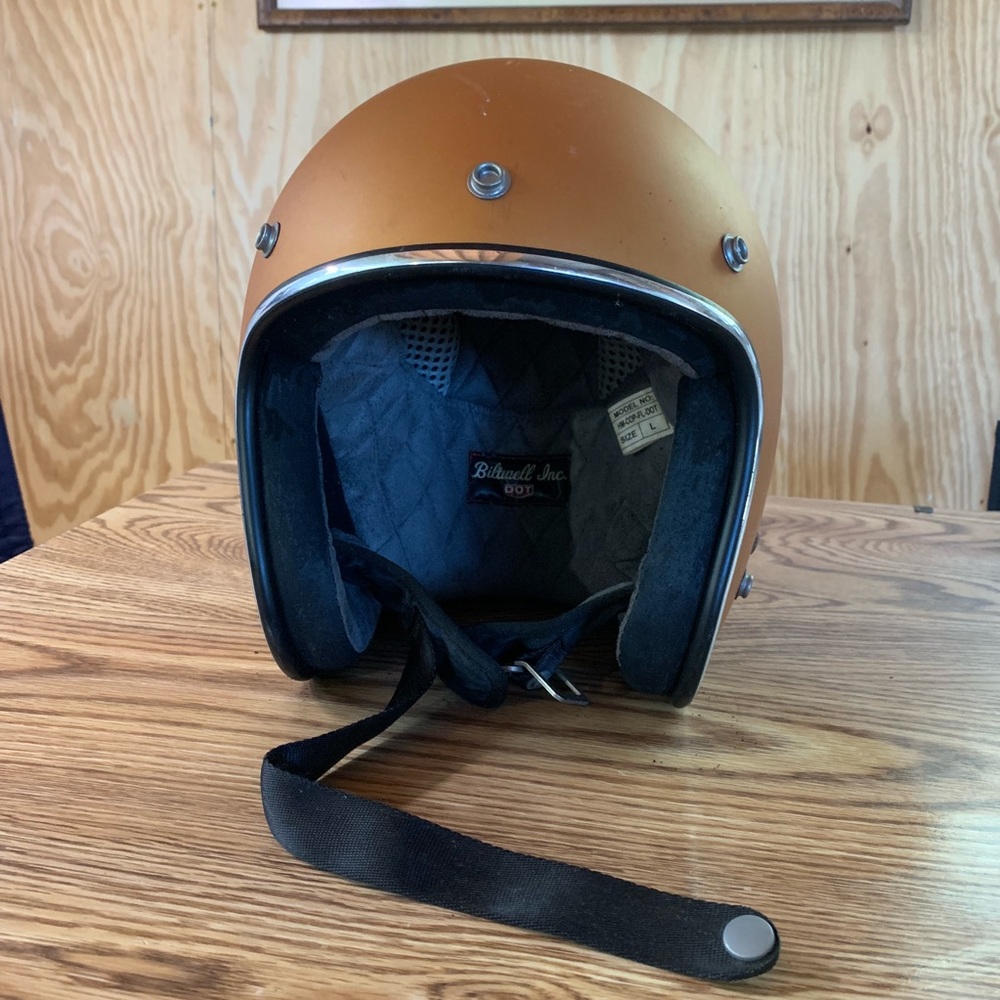 Builtwell Bonanza Orange Motorcycle Helmet